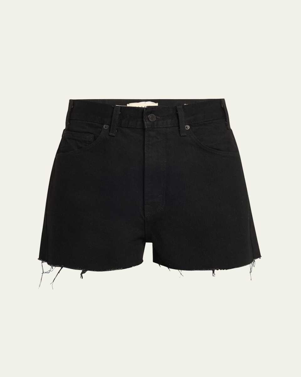 Cobain Frayed Denim Shorts